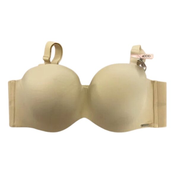NWT La Vie en Rose size 40 DDD memory foam Strapless bra with removable straps - Picture 1 of 10